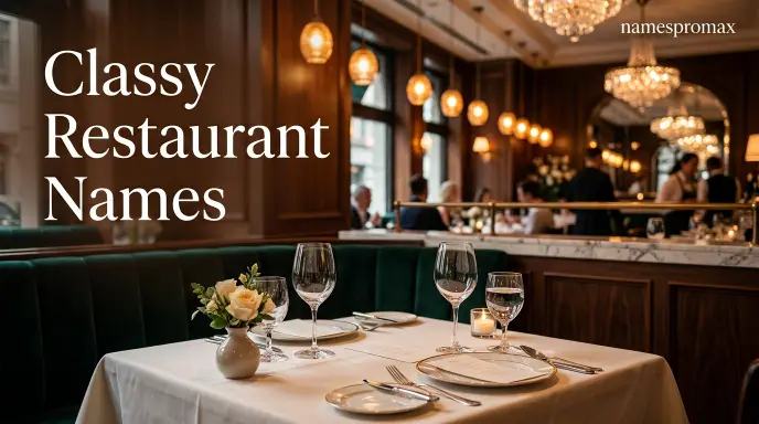 Classy Restaurant Names