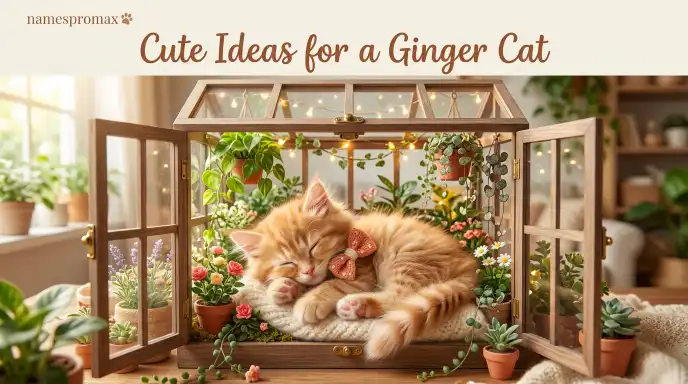 Cute Ideas for a Ginger Cat