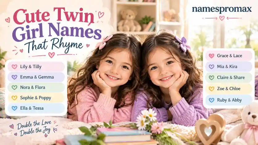 Cute Twin Girl Names That Rhyme