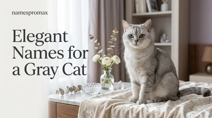 Elegant Names for a Gray Cat