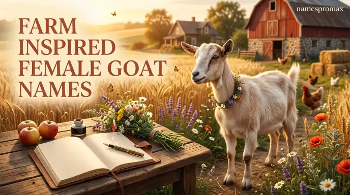 Farm Inspired Female Goat Names