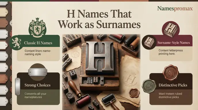 H Names That Work as Surnames