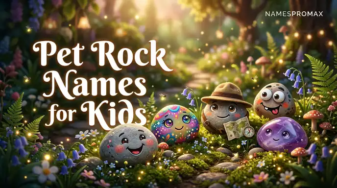 Pet Rock Names for Kids