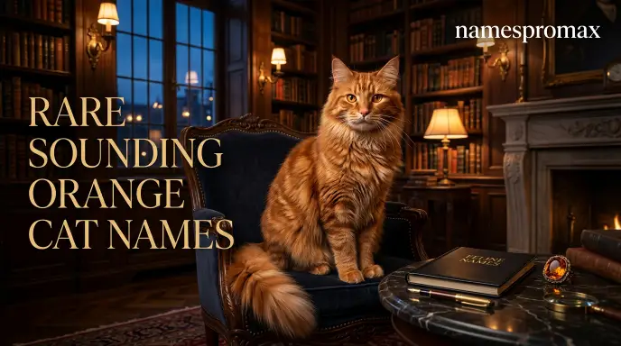 Rare Sounding Orange Cat Names