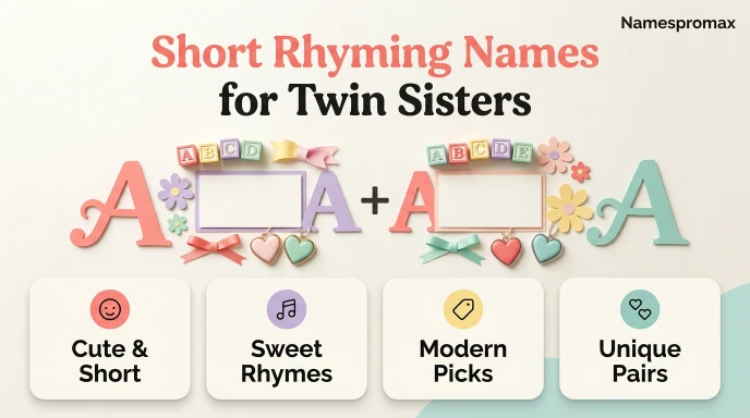 Short Rhyming Names for Twin Sisters