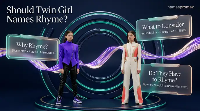 Should Twin Girl Names Rhyme?
