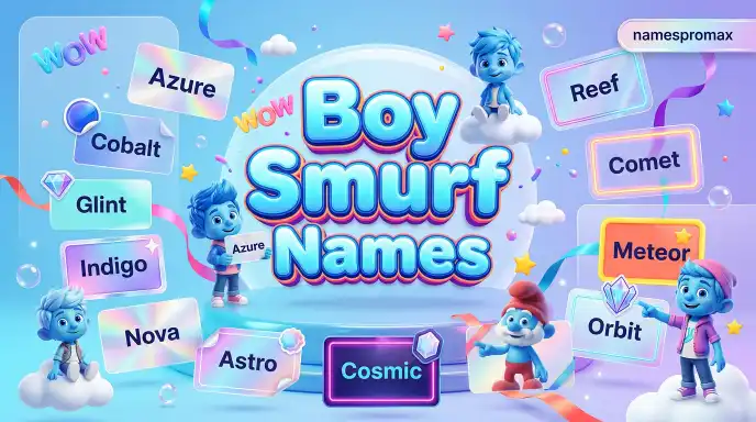 Boy Smurf Names