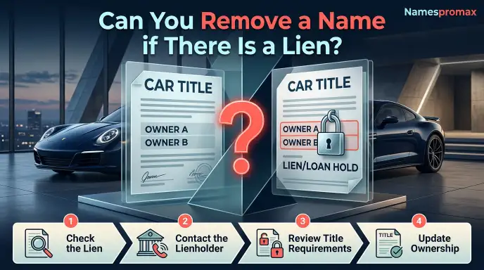 Can You Remove a Name if There Is a Lien?