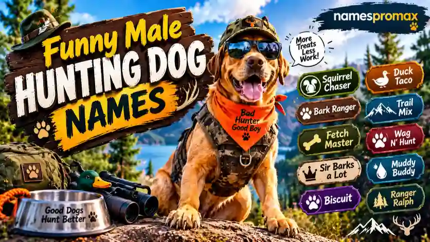 Funny Male Hunting Dog Names