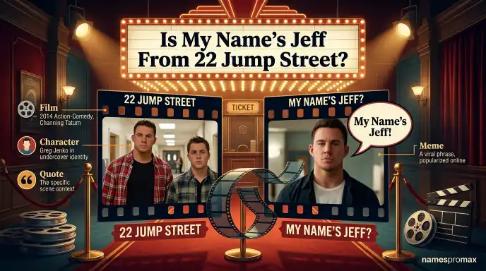 Is My Name’s Jeff From 22 Jump Street?