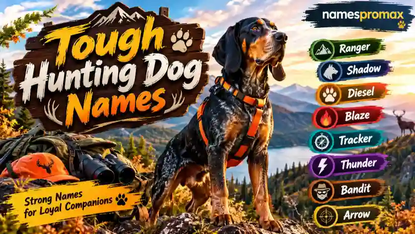 Tough Hunting Dog Names