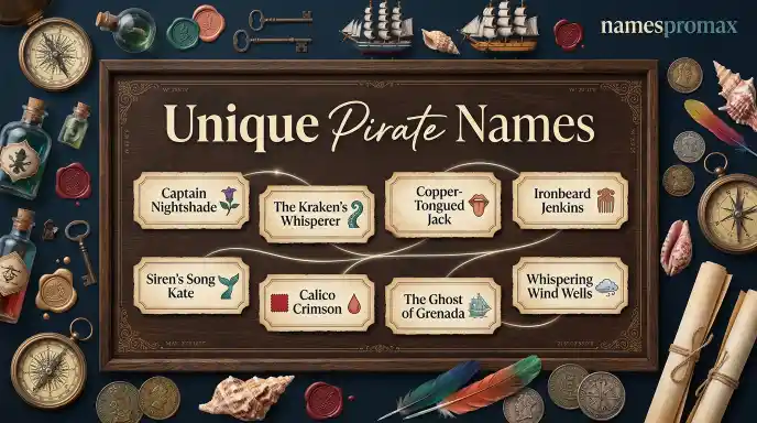 Unique Pirate Names