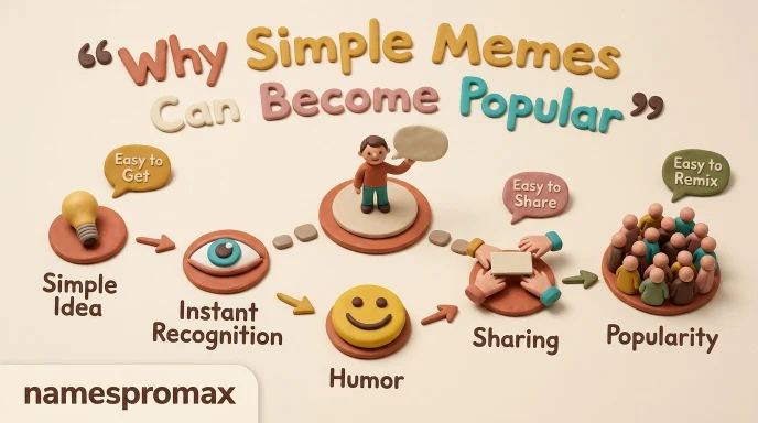 Why Simple Memes Can Become Popular